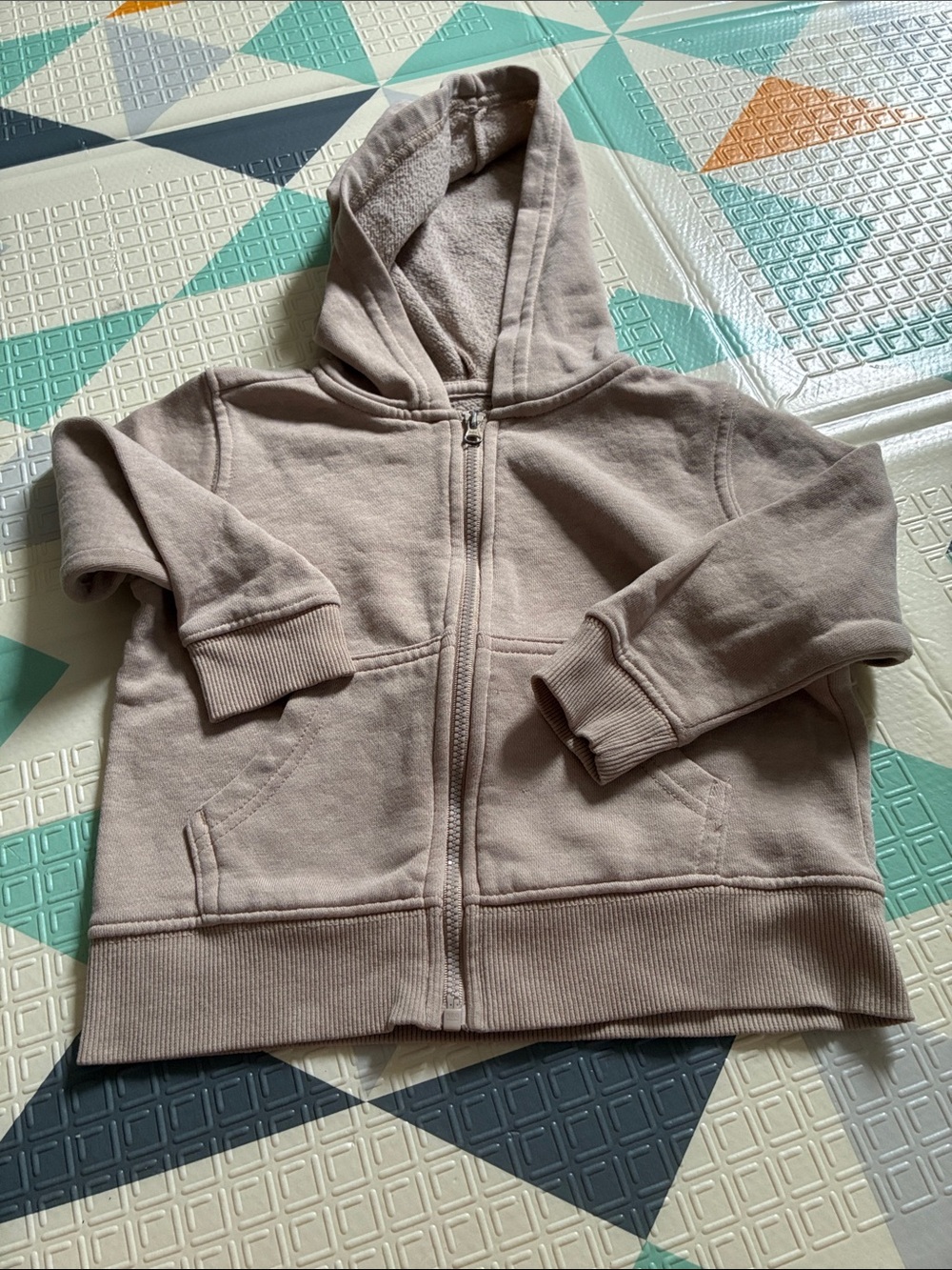20/25$ 🧸 Kids Zip-Up Hoodie Jacket - Light Taupe